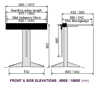 1000e-front-side-elevation-drawing