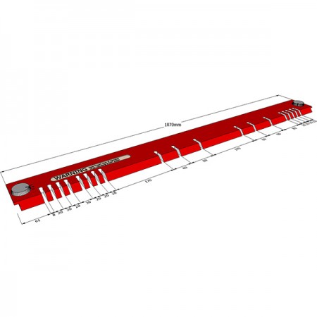 Big Discount Manual Edge Bending Machine -<br />
 THE SLOTTED CLAMPBAR - JINDONGCHENG